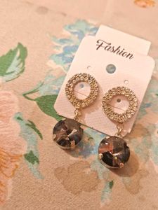 Glamorous Circle Drop Earrings