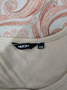 Ribbed Button-Front Top