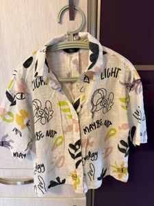 Printed Crop Top - Casual Style