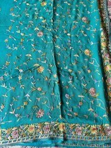 pure goergette parsi gara saree