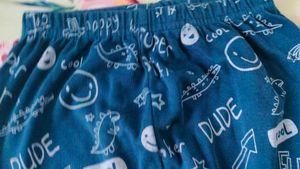 Blue Patterned Lounge Pants
