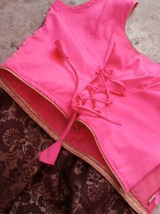 Girls Lenhnga With Blouse Like New