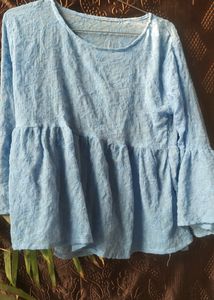 Lavender Mesh Top