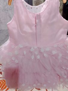 Pink Flower Girl Dress