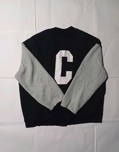 🔥Vintage Black Letterman Jacket