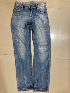 Stylish Patchwork Jeans