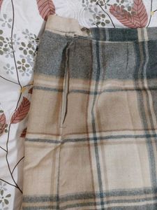 DARBEHLE WOOLEN MINI CHECK SKIRT