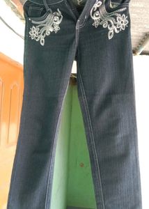 Black Ankle Length Jeans For Girls