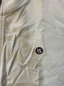 Light Blue Bomber Jacket