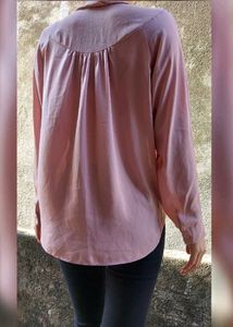 Pink Formal Shirt, Size: S-M