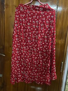 Floral Print Skirt