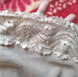 Beige colour silhouette Lace Detail Briefs/ pantie