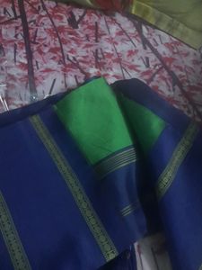 Green And Blue Saree