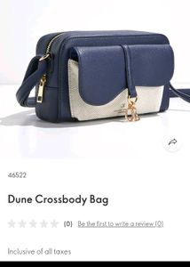 Oriflame Navy & Beige Crossbody Bag