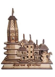 Ayodhya Ram Mandir Wooden Model