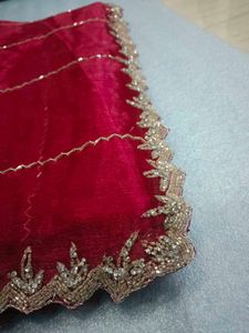 hand work saree