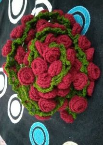 Crochet Rose Decoration