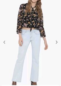 Forever 21 Large Lined Chiffon Floral Print Dressy