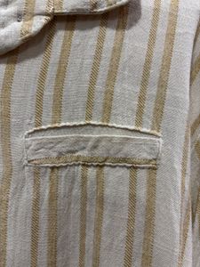 Beige Striped Shirt | Easy Breezy Everyday Look