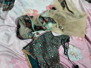 Banarsi Lehnga With Blouse And Duppta