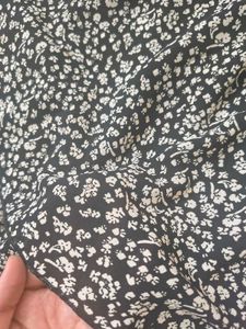 Patterned Tiered Dress(Size:-L)