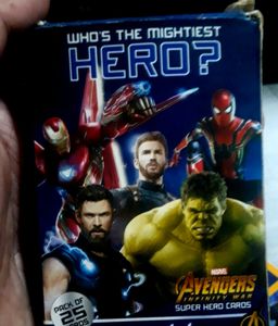 Avengers Card From Marvel×horlicks