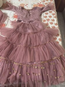 Layered Lehenga Choli Set