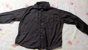 Plain Black Shirt For Women