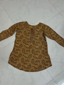 Pure Cotton Short Kurti