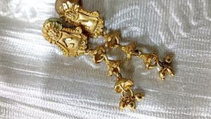 Gold Polish Earrings