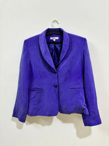 Solid Purple Formal Blazer
