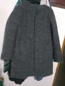 beautiful woman long coat