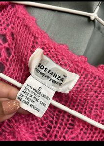 Barbie Pink Knit Cardigan