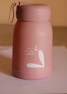 🆕 Cute Rabbit🐰350 ml Glass Water Bottle for Kids