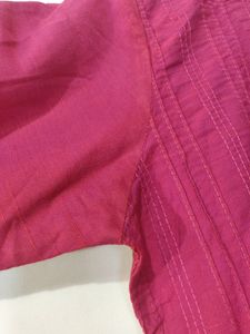 Pink Cotton Tunic Dress