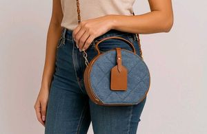 Denim Crossbody Bag