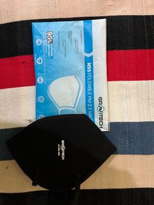 Black N95 Mask 4 Pcs