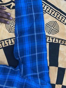 Blue Plaid Shirt