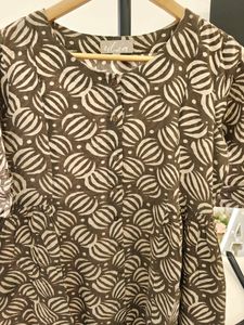 Utsa A Line Button Down Kurta
