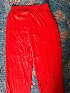 Red Velvet Leggings