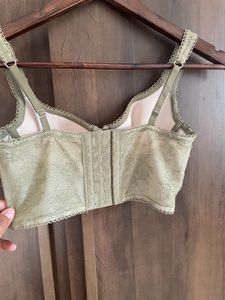 Olive Green Colour Bralette