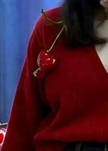 cherry cardigan