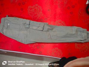 Grey Cargo Pant