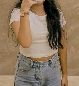 White Crop Ts*it.