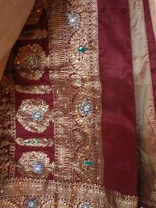 Pattu saree with minor flaws