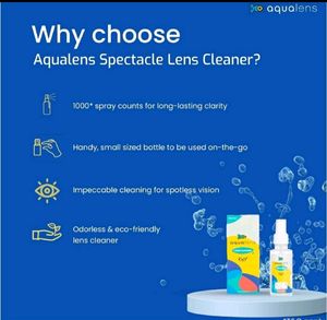 Aqualens Spectacles Lens Cleaner (100ml)