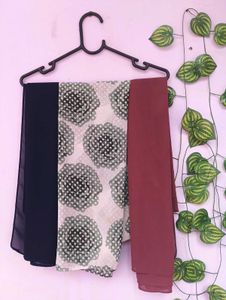 Elegant Hijab Set - 3 Piece Bundle