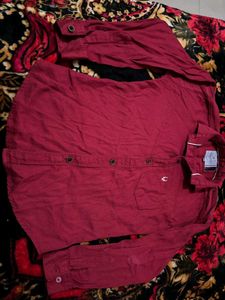 Camel Active Maroon Shirt