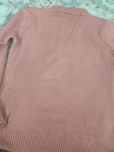 Cute Pink Deer Sweater