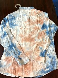FOMO Brand New Tie-Dye Button-Down Shirt